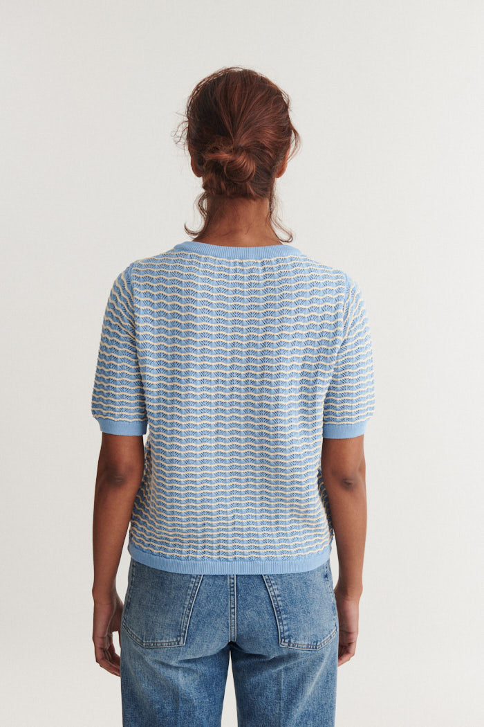 Basic Apparel Cashi Granddad Pullover Sweaters 877 Dutch canal / birch